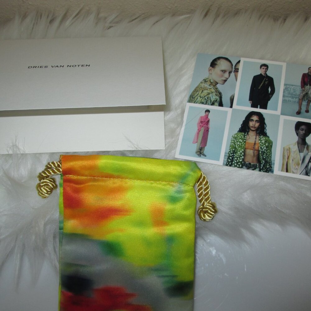 Dries Van Noten Thank You Model Postcard& Collectors perfume pouch 2025